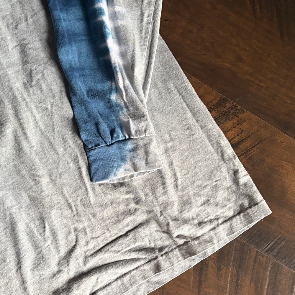 Harley-Davidson Blue & White Ombre Long Sleeve Tee - Picture 4 of 8